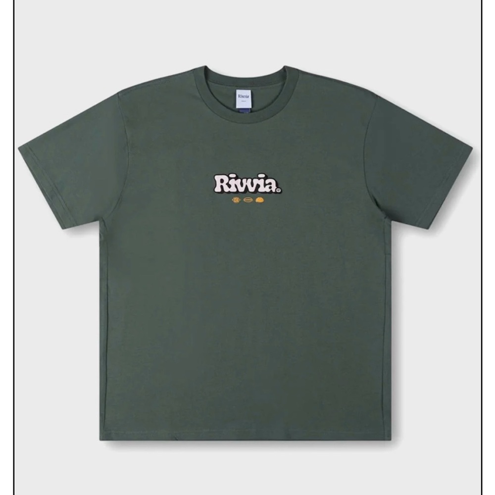 RIVVIA PROJECTS
PUFFER TEE Olive Men's T-Shirt size Large